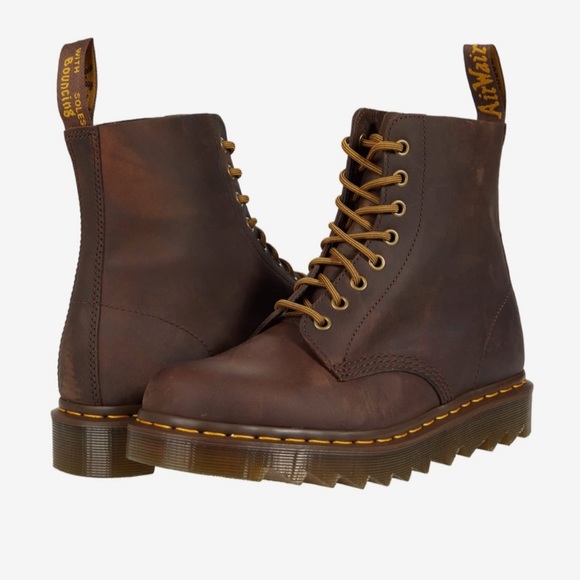Dr. Martens Shoes - Dr. Martens 1460 Pascal Ziggy Boot in Crazy Horse Leather